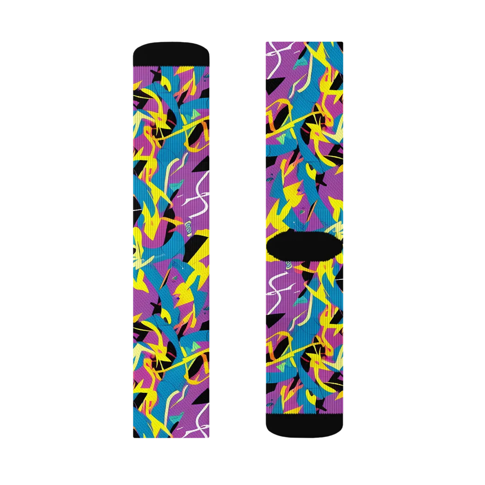 Galactic Sprawl on Socks — Right Sock