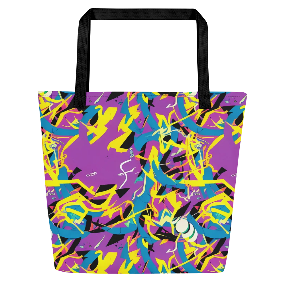 Galactic Sprawl on Large Tote Bag W/ Pocket — Front