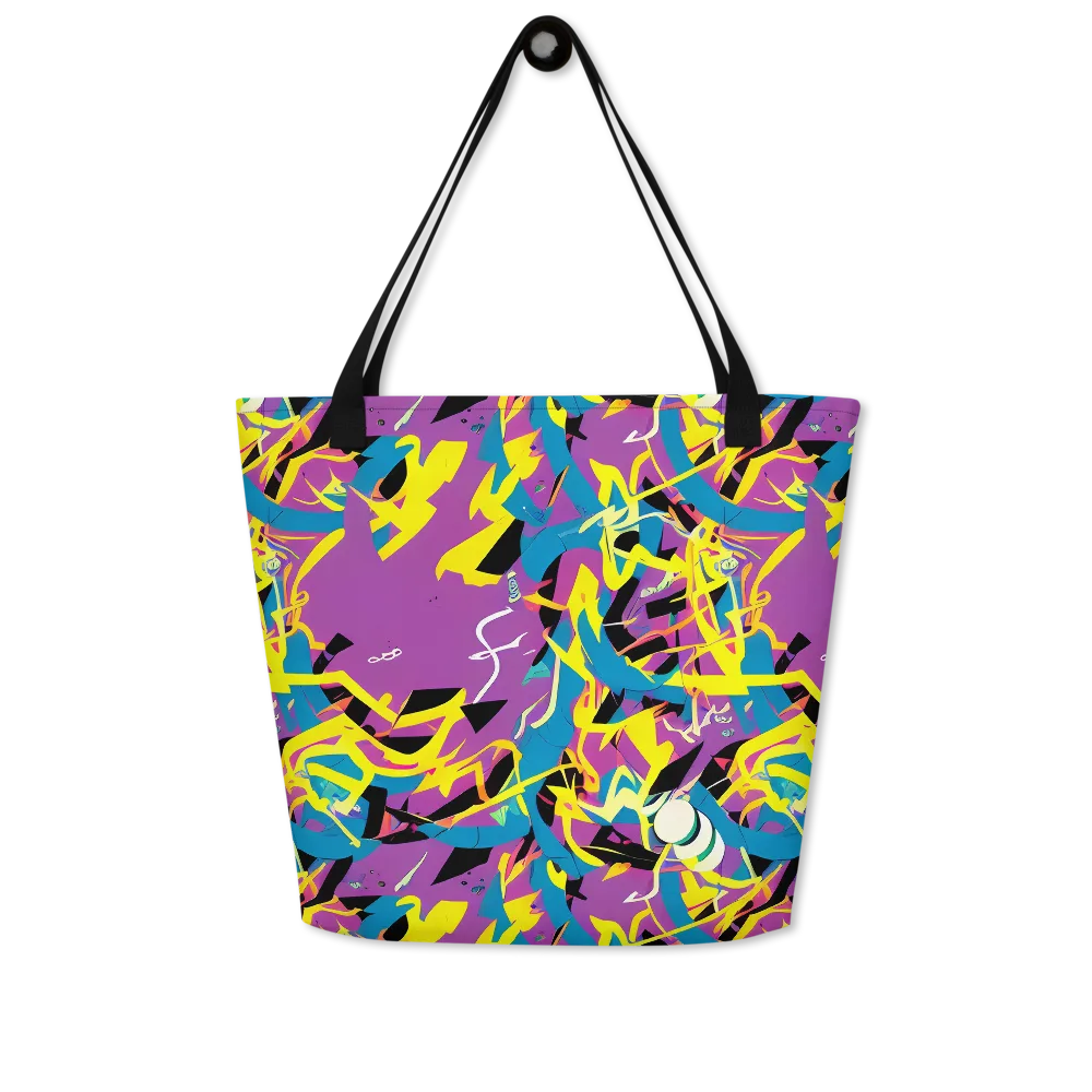 Galactic Sprawl on Large Tote Bag W/ Pocket — Front