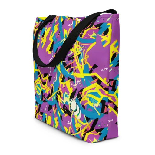 Galactic Sprawl on a Large Tote Bag W/ Pocket
