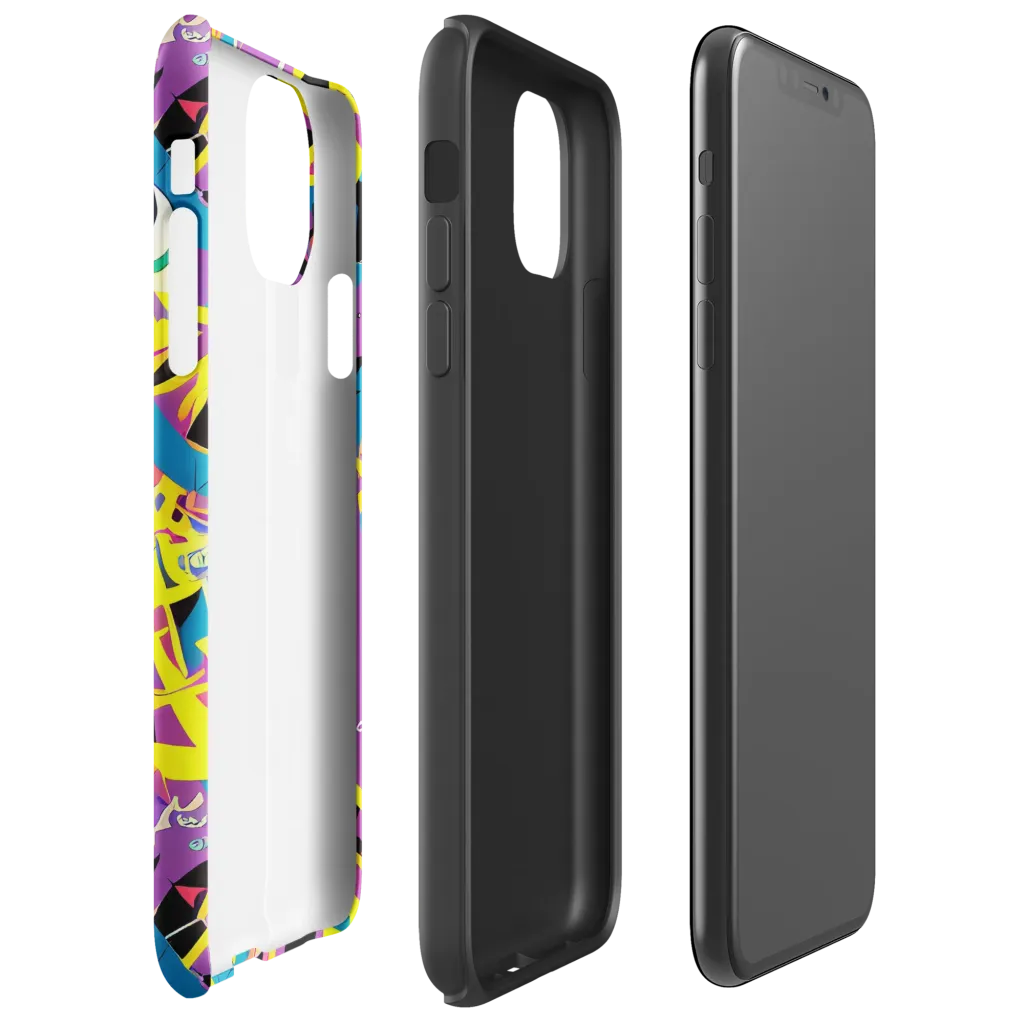 Galactic Sprawl on Tough Case for iPhone® — Right