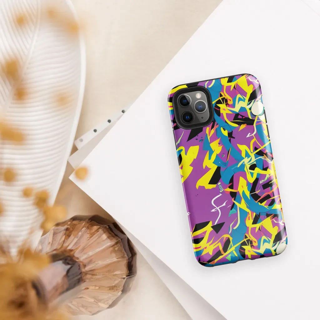 Galactic Sprawl on Tough Case for iPhone® — Front