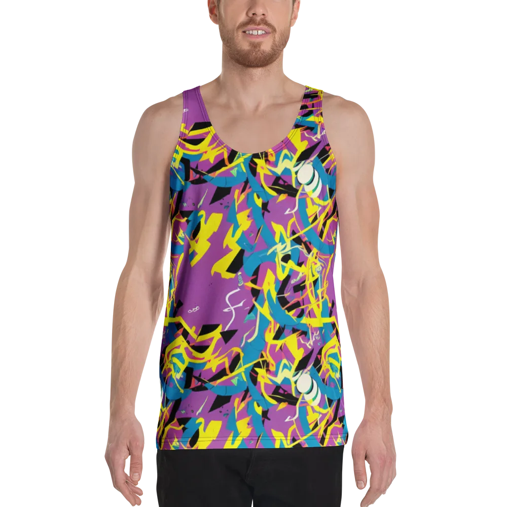 Galactic Sprawl on Men's Tank Top — Front