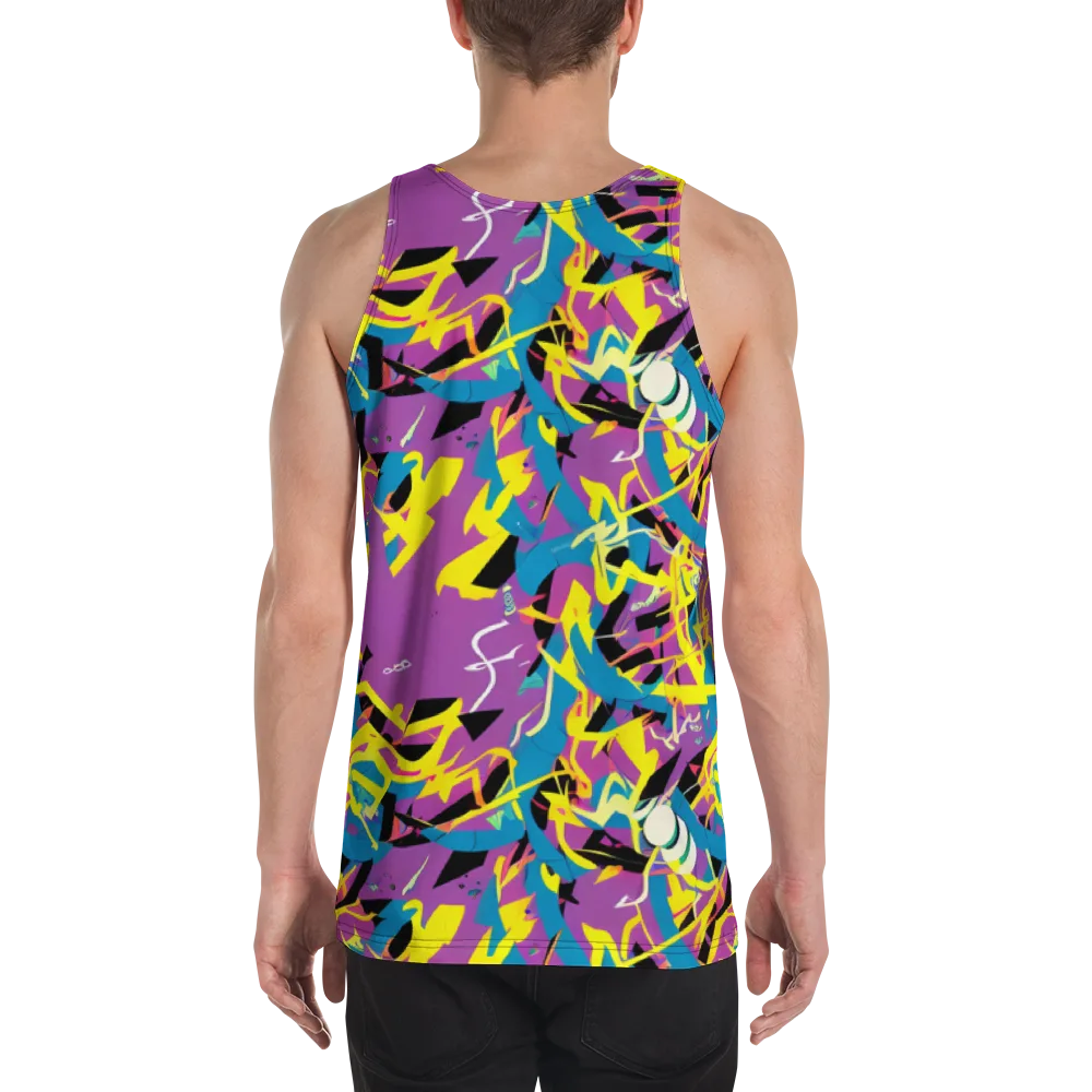 Galactic Sprawl on Men's Tank Top — Back