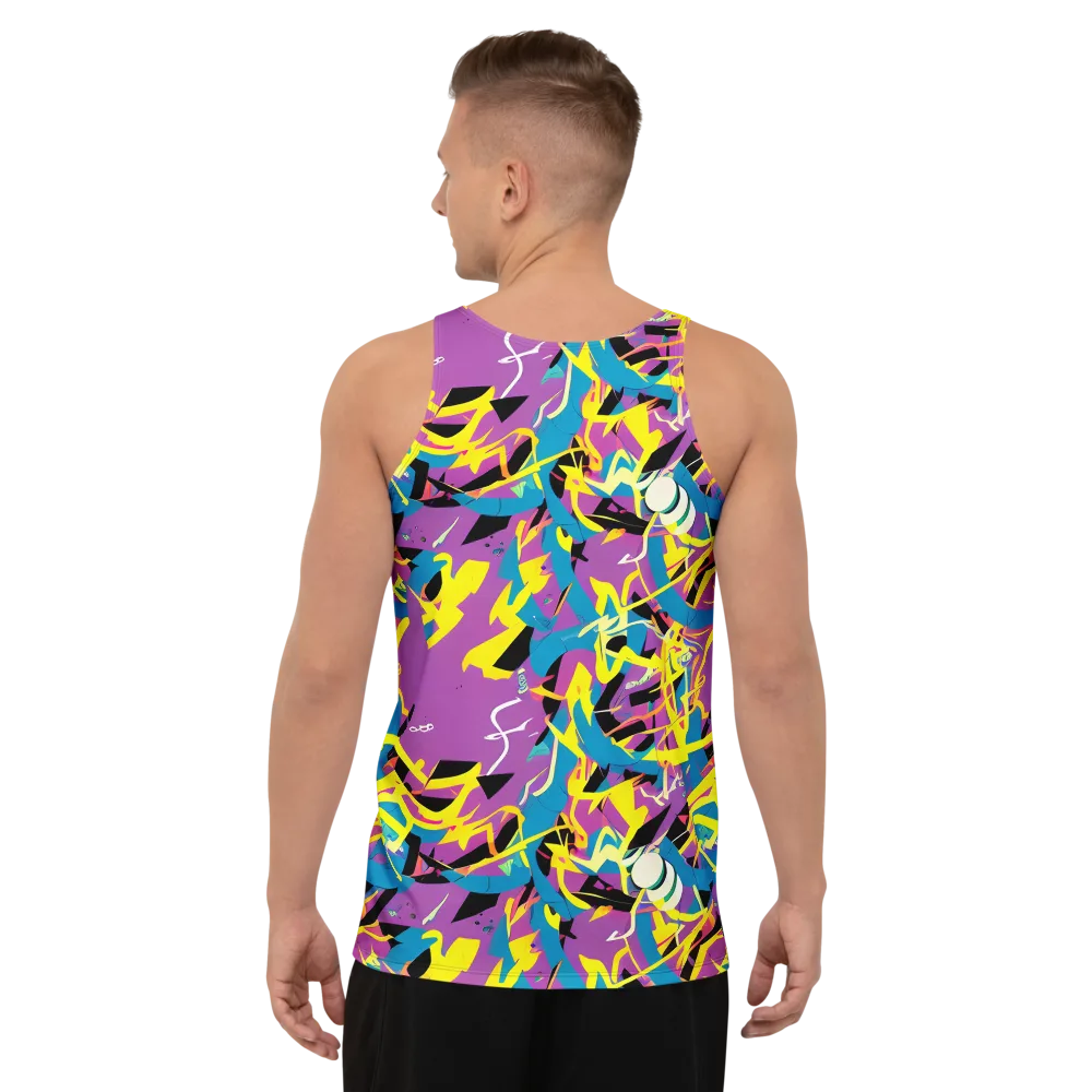 Galactic Sprawl on Men's Tank Top — Back
