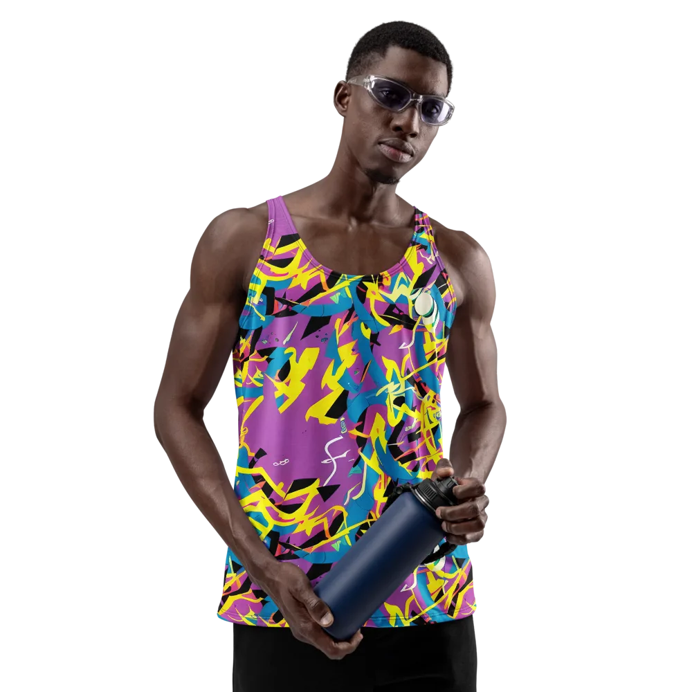 Galactic Sprawl on Men's Tank Top — Front