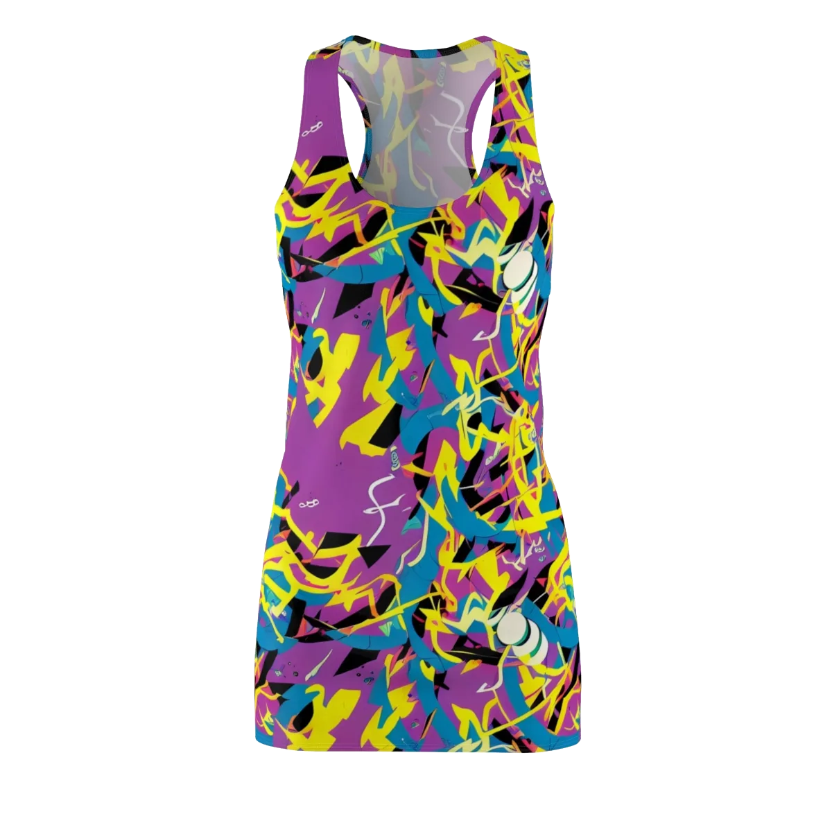 Galactic Sprawl on Racerback Dress — Front