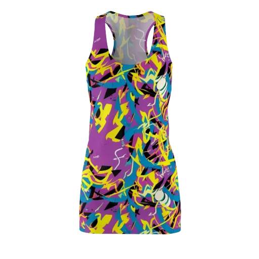 Galactic Sprawl on a Racerback Dress