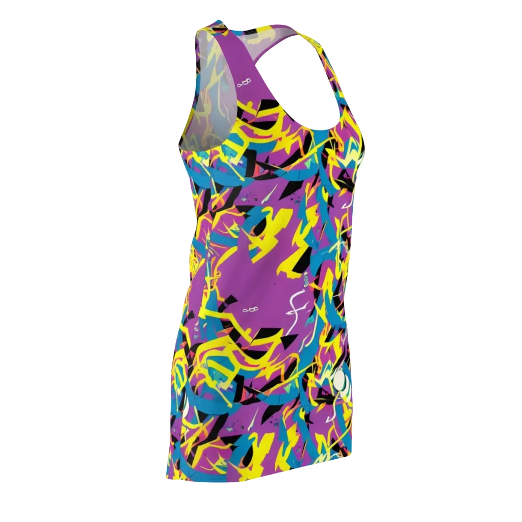 Galactic Sprawl on Racerback Dress — Front Side