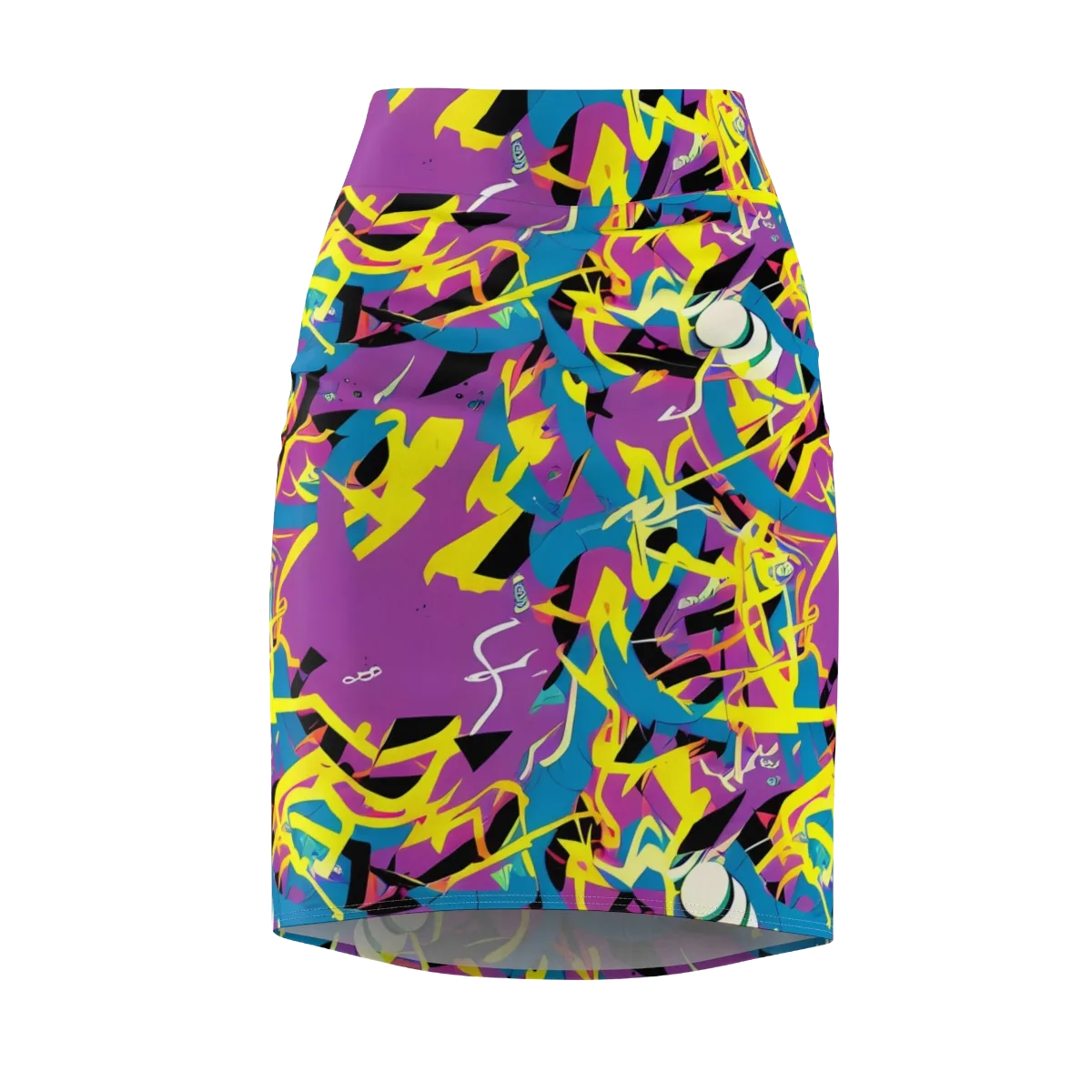 Galactic Sprawl on Pencil Skirt — Front