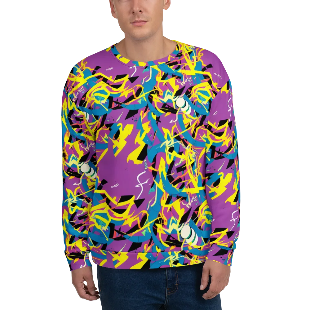Galactic Sprawl on Sweatshirt — Front
