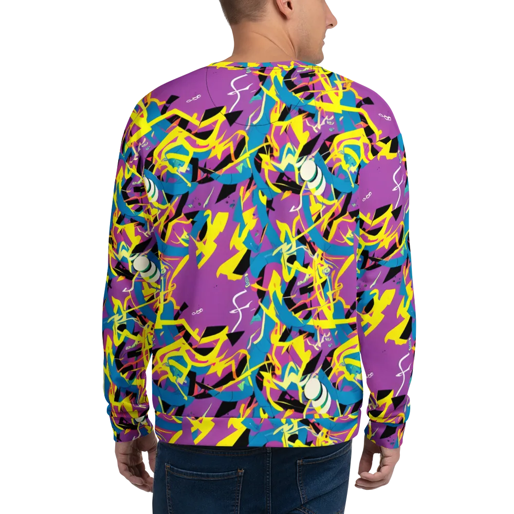 Galactic Sprawl on Sweatshirt — Back