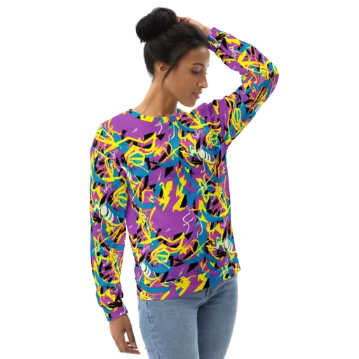 Galactic Sprawl on a Sweatshirt