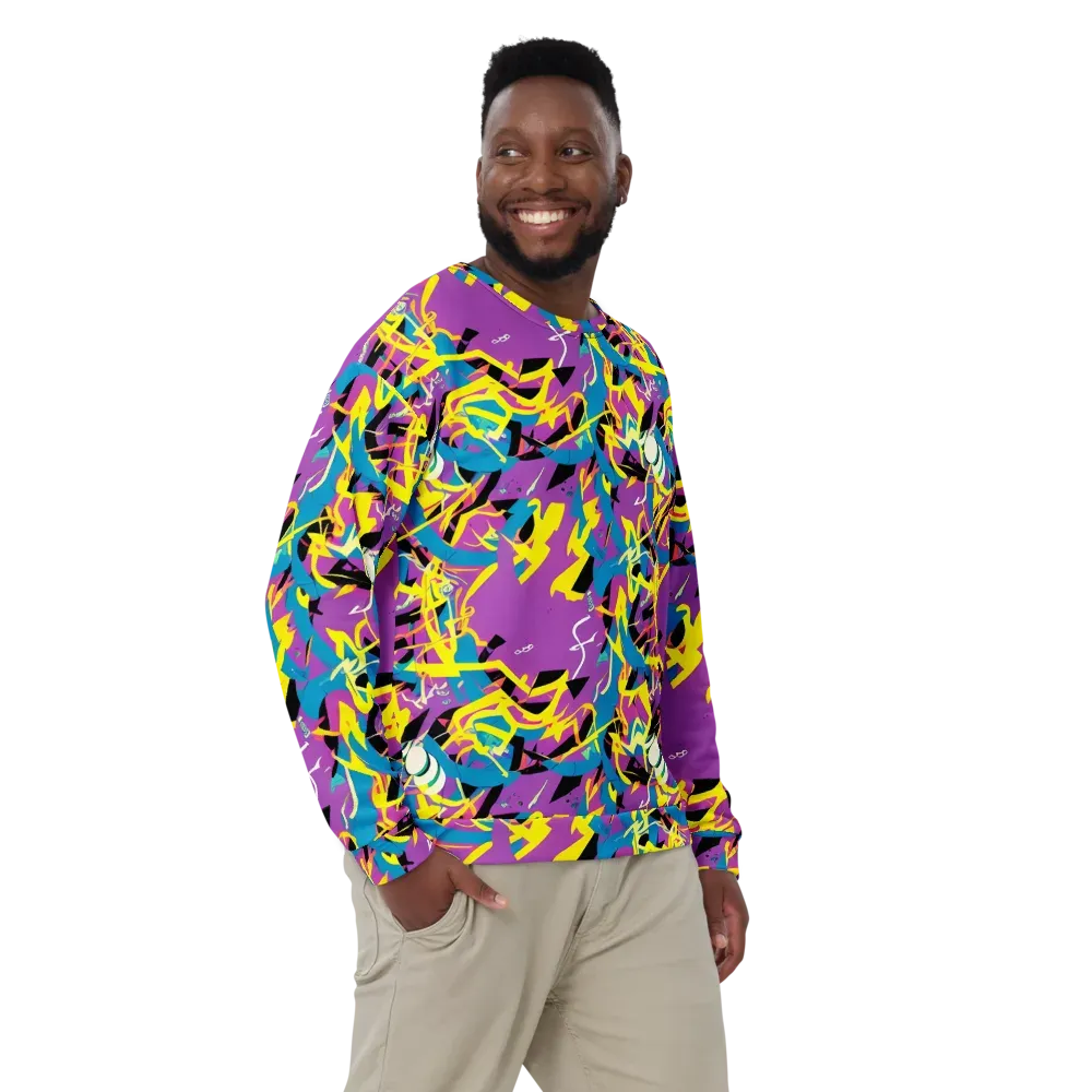 Galactic Sprawl on Sweatshirt — Front