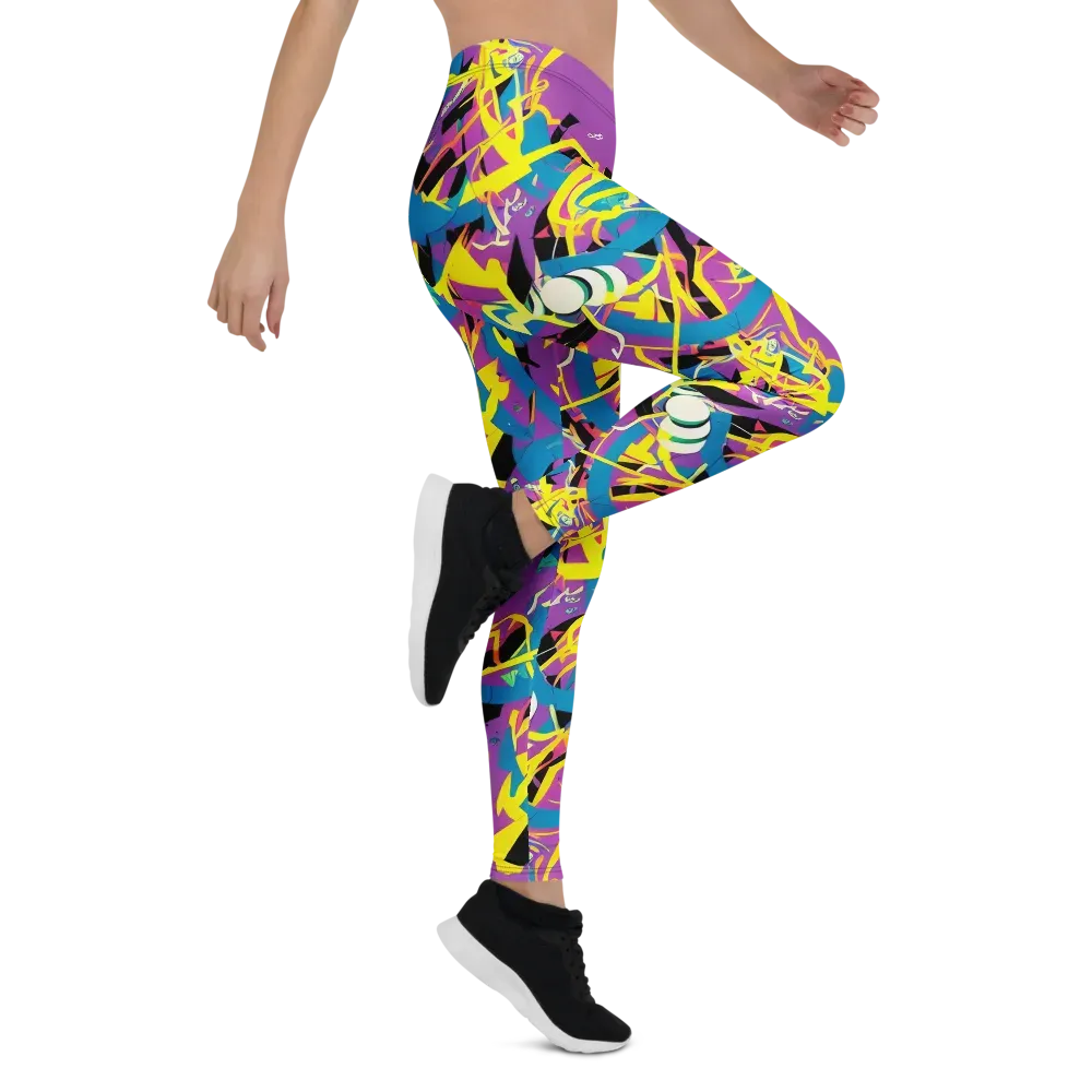 Galactic Sprawl on Leggings — Right