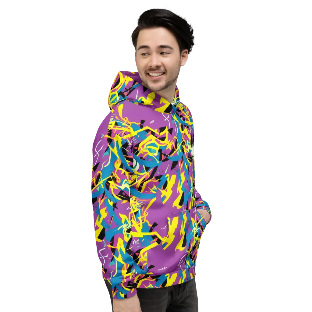 Galactic Sprawl on Hoodie — Right