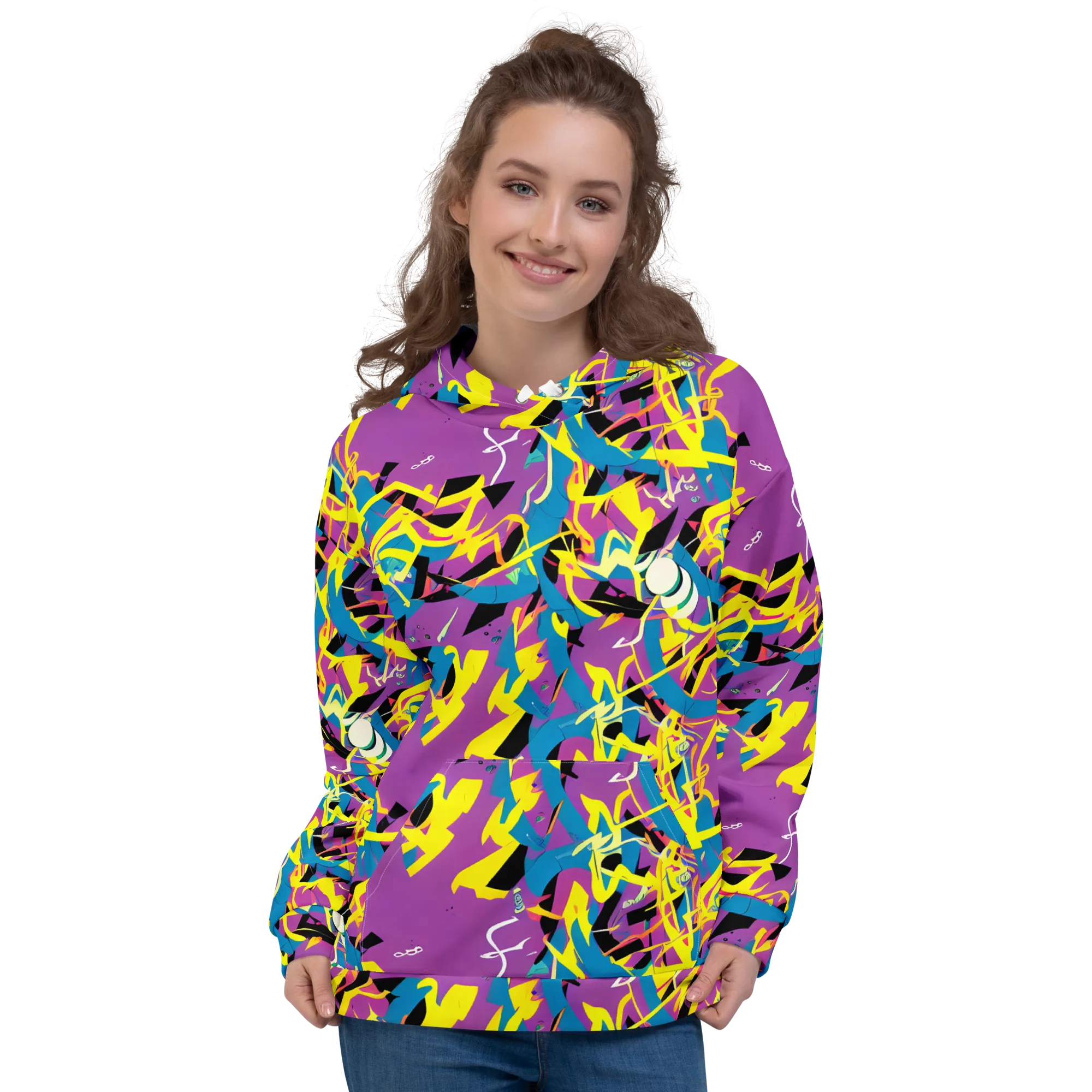 Galactic Sprawl on Hoodie — Front