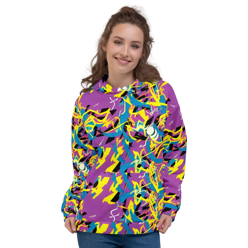 Galactic Sprawl on Hoodie — Front
