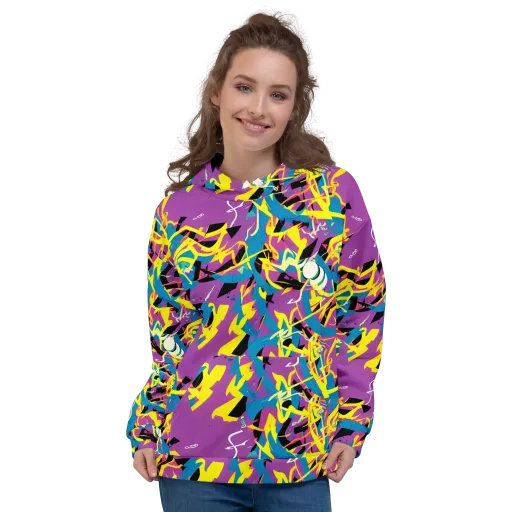 Galactic Sprawl on a Hoodie
