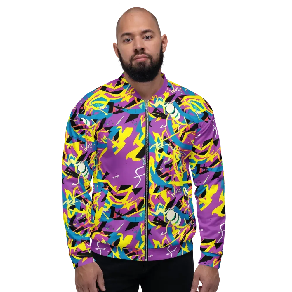 Galactic Sprawl on Bomber Jacket — Front