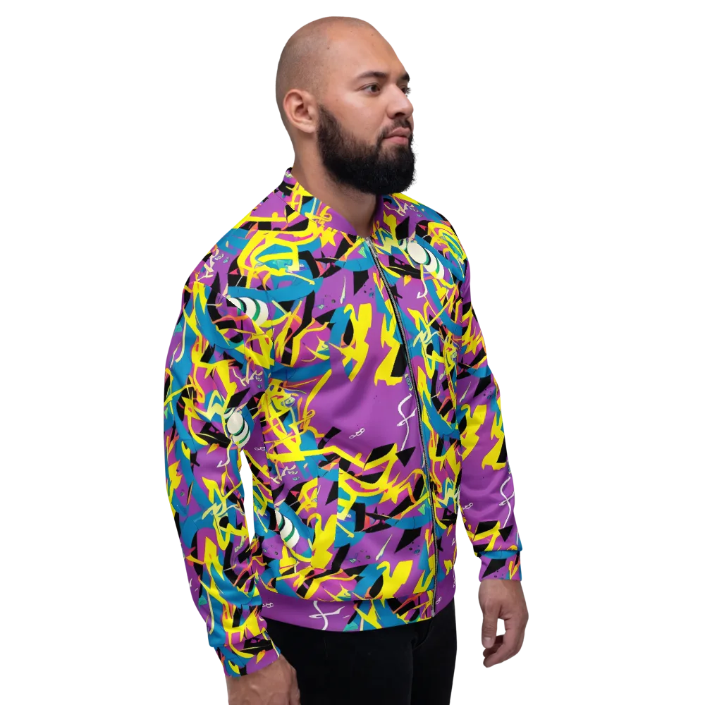 Galactic Sprawl on Bomber Jacket — Right