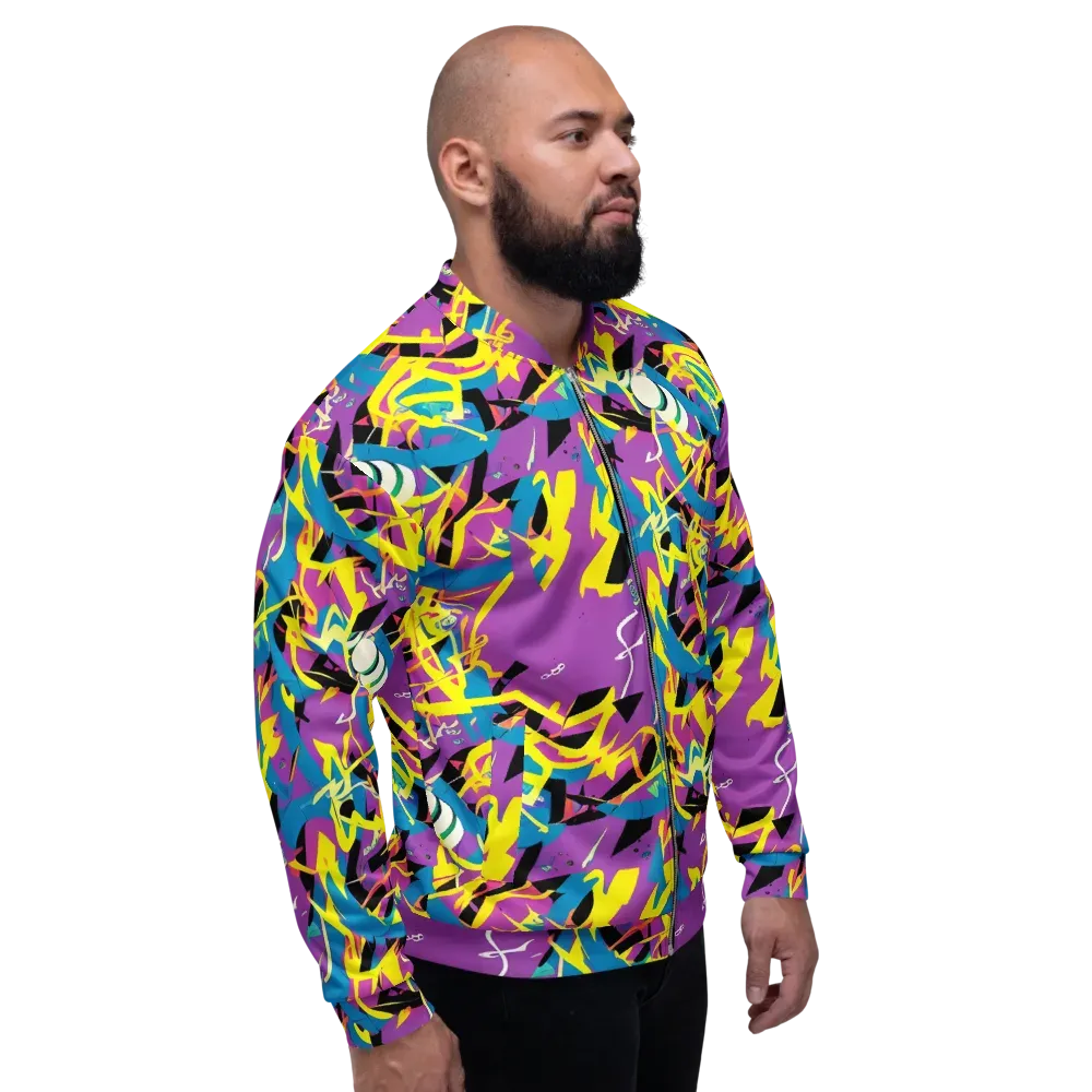 Galactic Sprawl on Bomber Jacket — Right