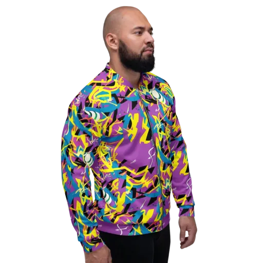 Galactic Sprawl on a Bomber Jacket