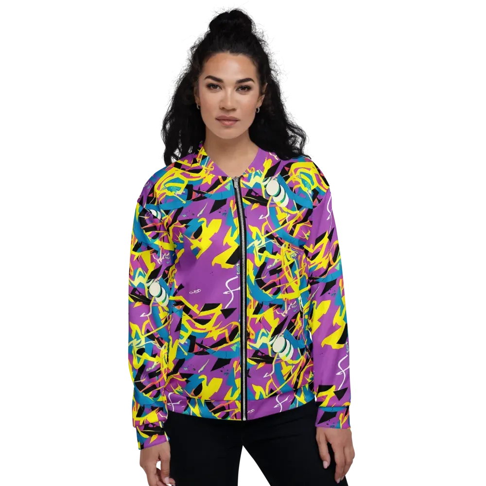 Galactic Sprawl on Bomber Jacket — Front