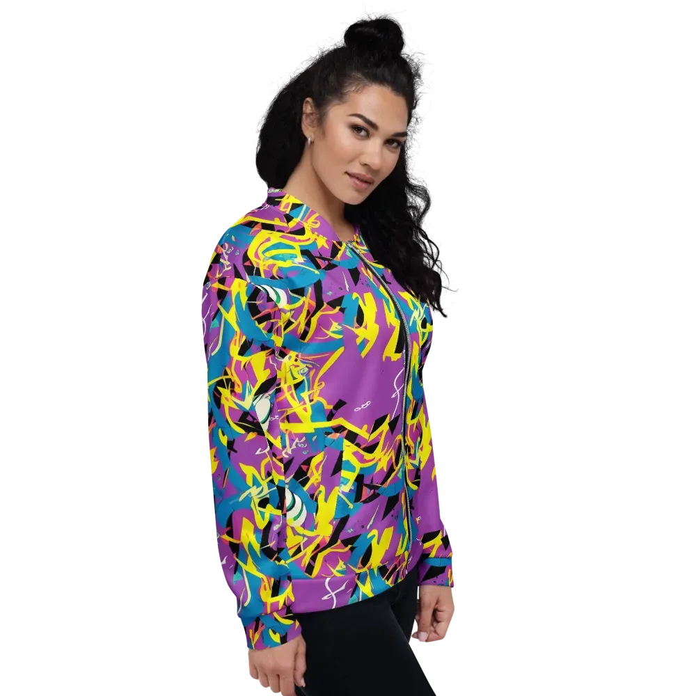 Galactic Sprawl on Bomber Jacket — Right