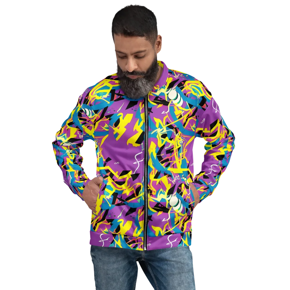 Galactic Sprawl on Bomber Jacket — Front