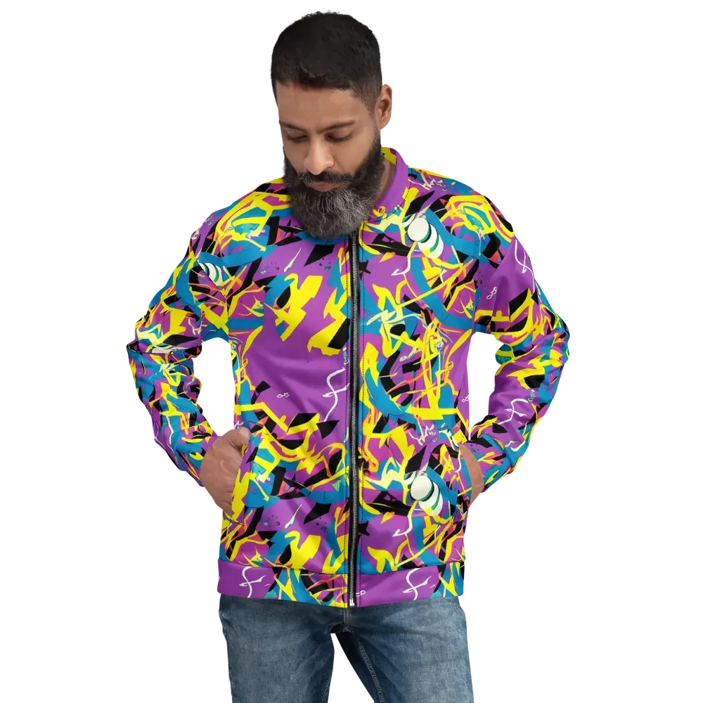 Galactic Sprawl on Bomber Jacket — Front