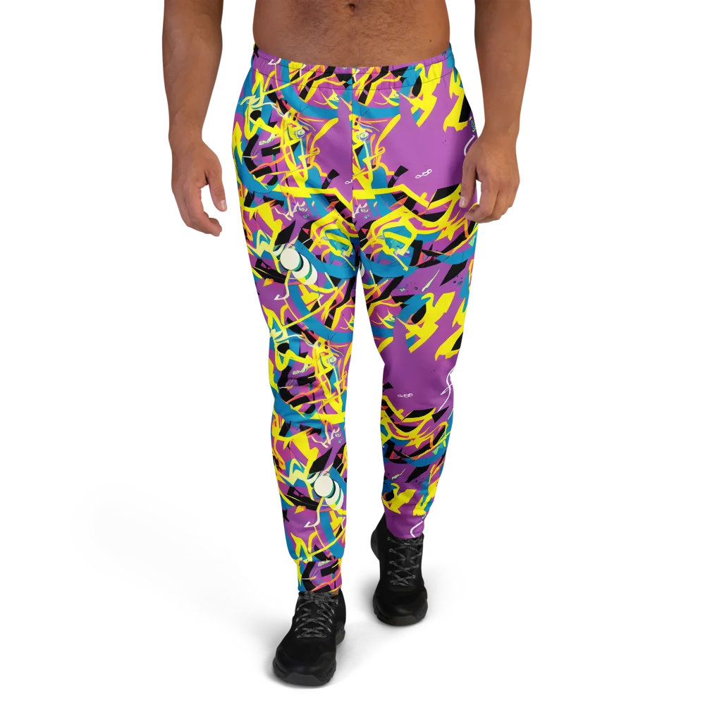 Galactic Sprawl on Men's Joggers — Front