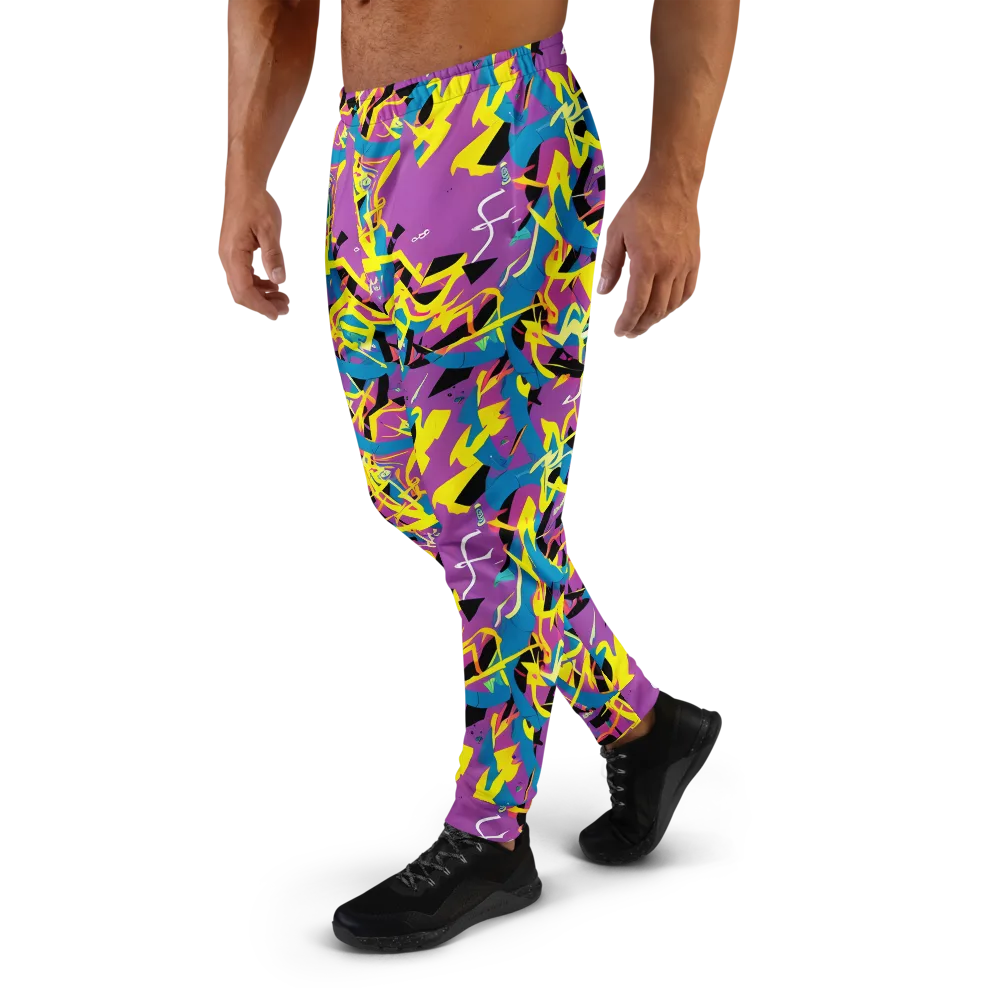 Galactic Sprawl on Men's Joggers — Left
