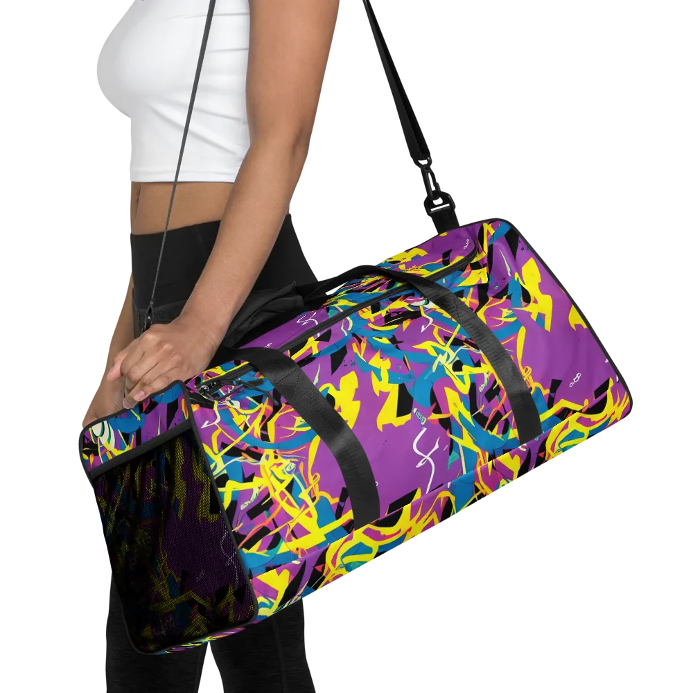 Galactic Sprawl on Duffle Bag — Front