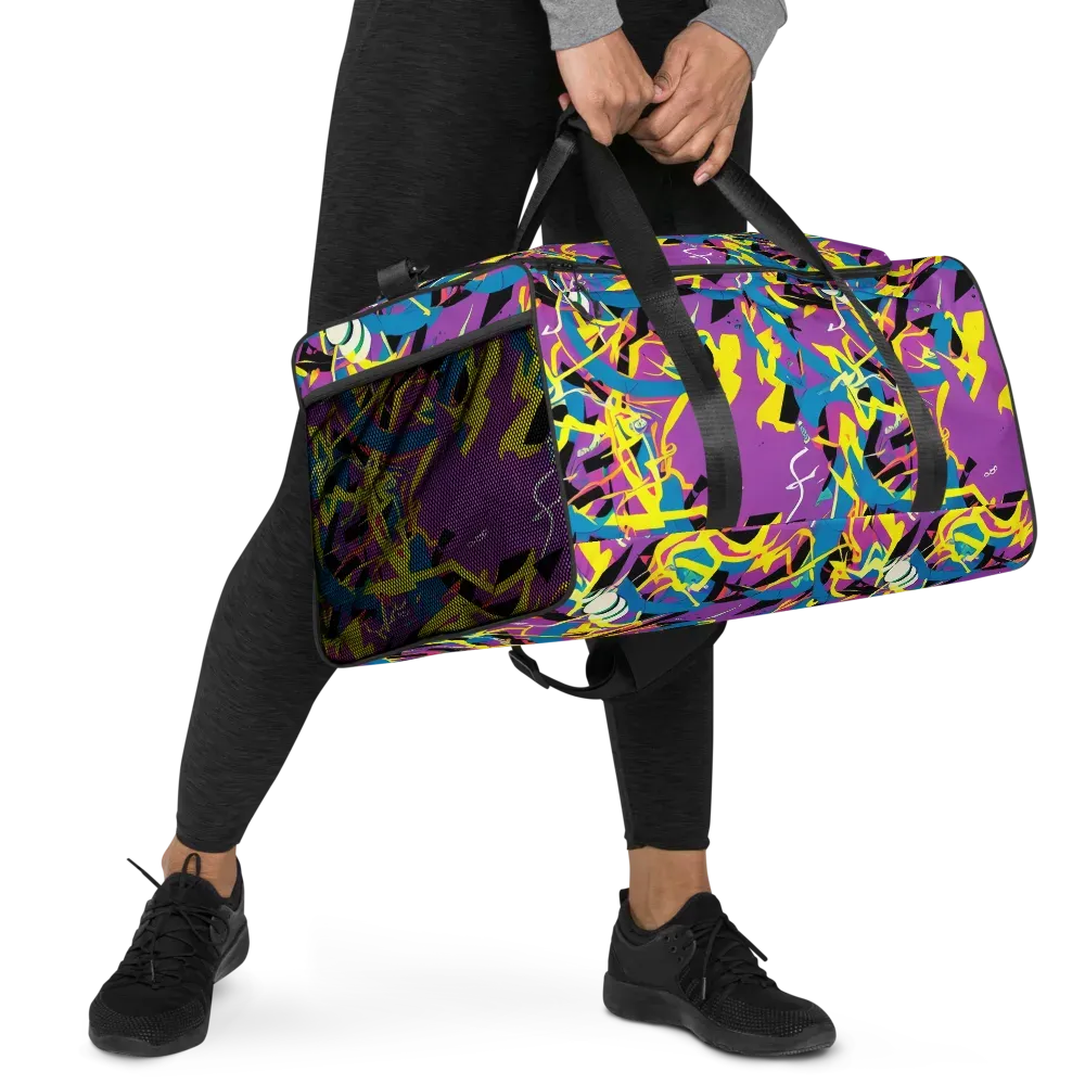 Galactic Sprawl on Duffle Bag — Right Front