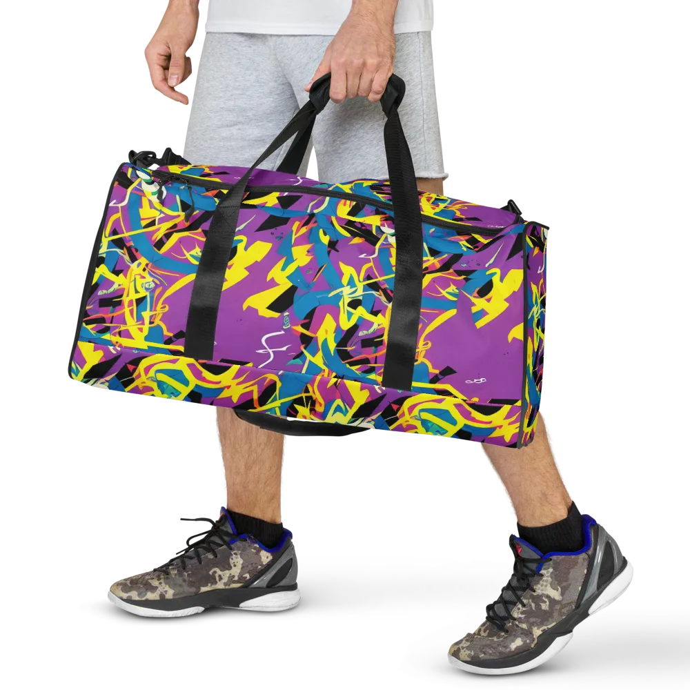 Galactic Sprawl on Duffle Bag — Front