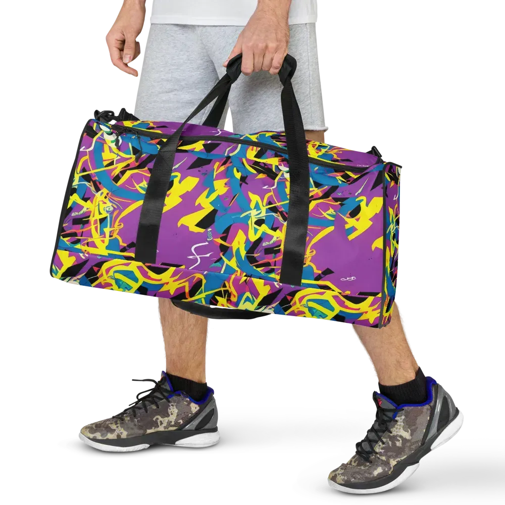 Galactic Sprawl on Duffle Bag — Front