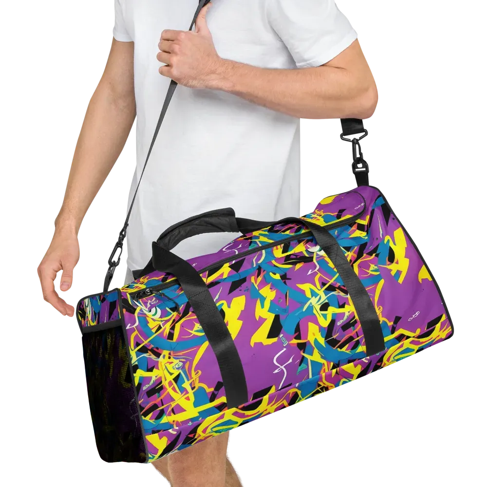 Galactic Sprawl on Duffle Bag — Right Front