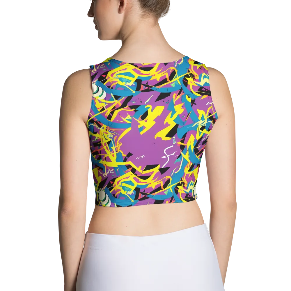 Galactic Sprawl on Crop Top — Back