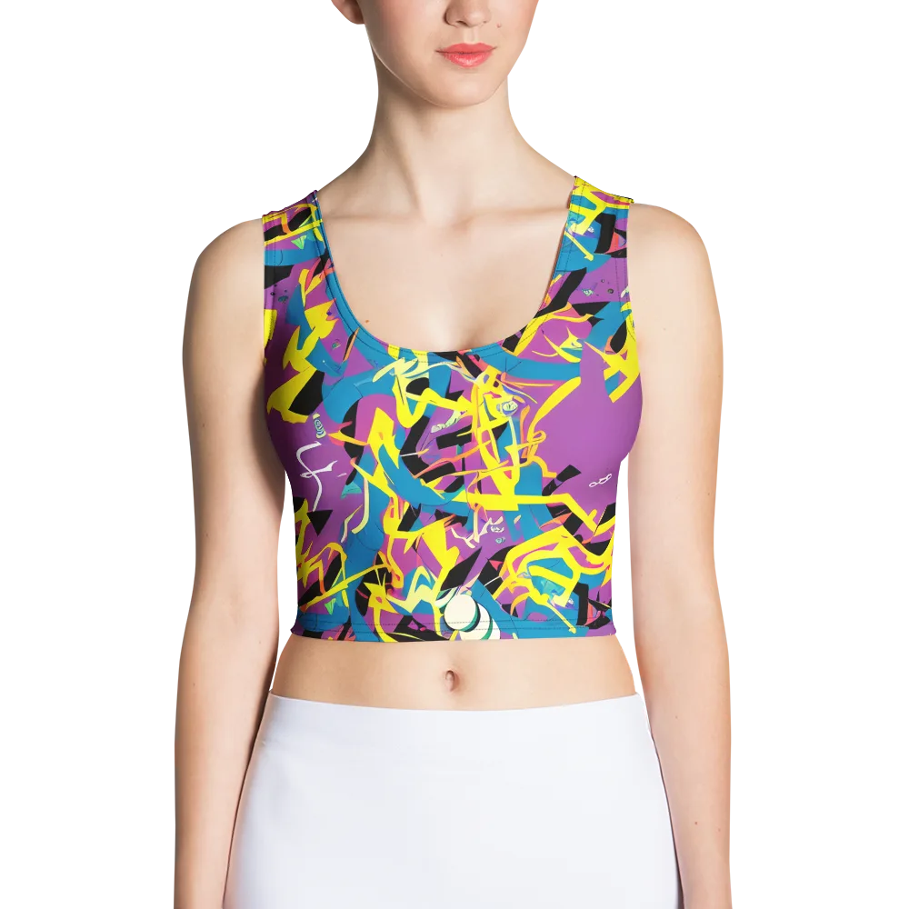 Galactic Sprawl on Crop Top — Front
