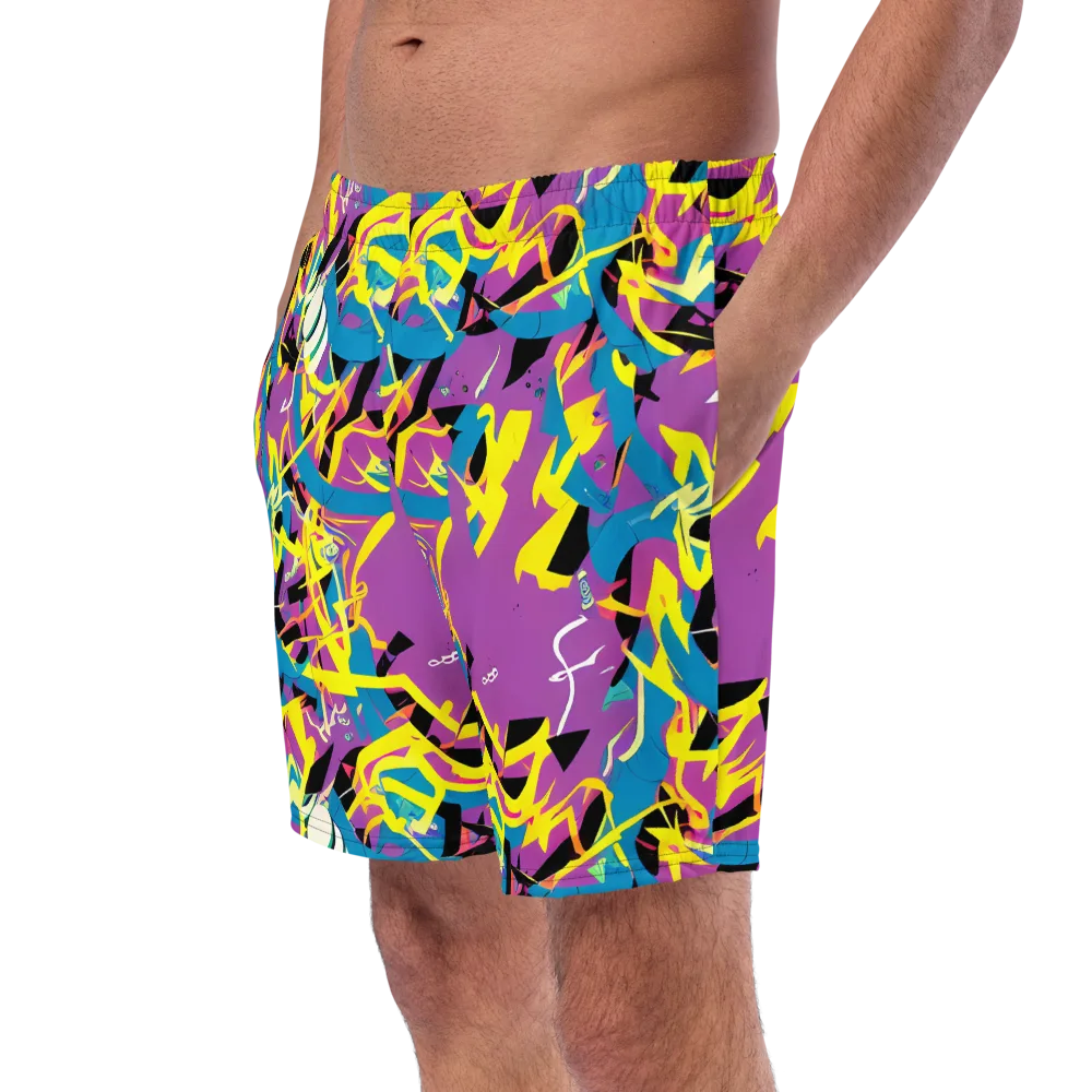 Galactic Sprawl on Swim Trunks — Left Front