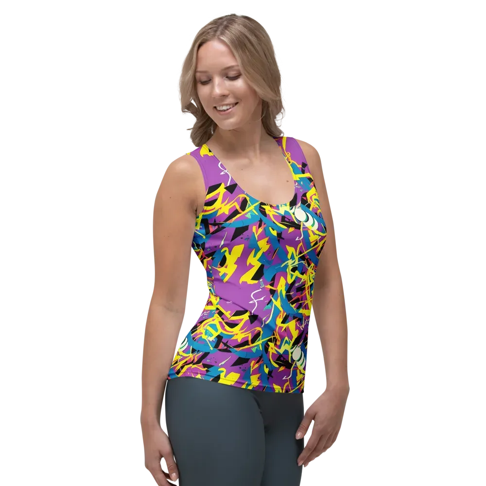 Galactic Sprawl on Women's Tank Top — Right Front