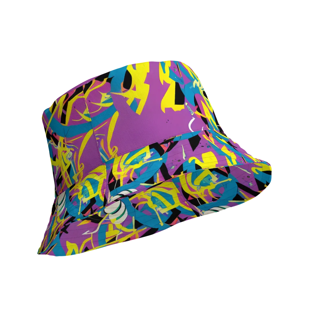 Galactic Sprawl on Reversible Bucket Hat — Product details Outside