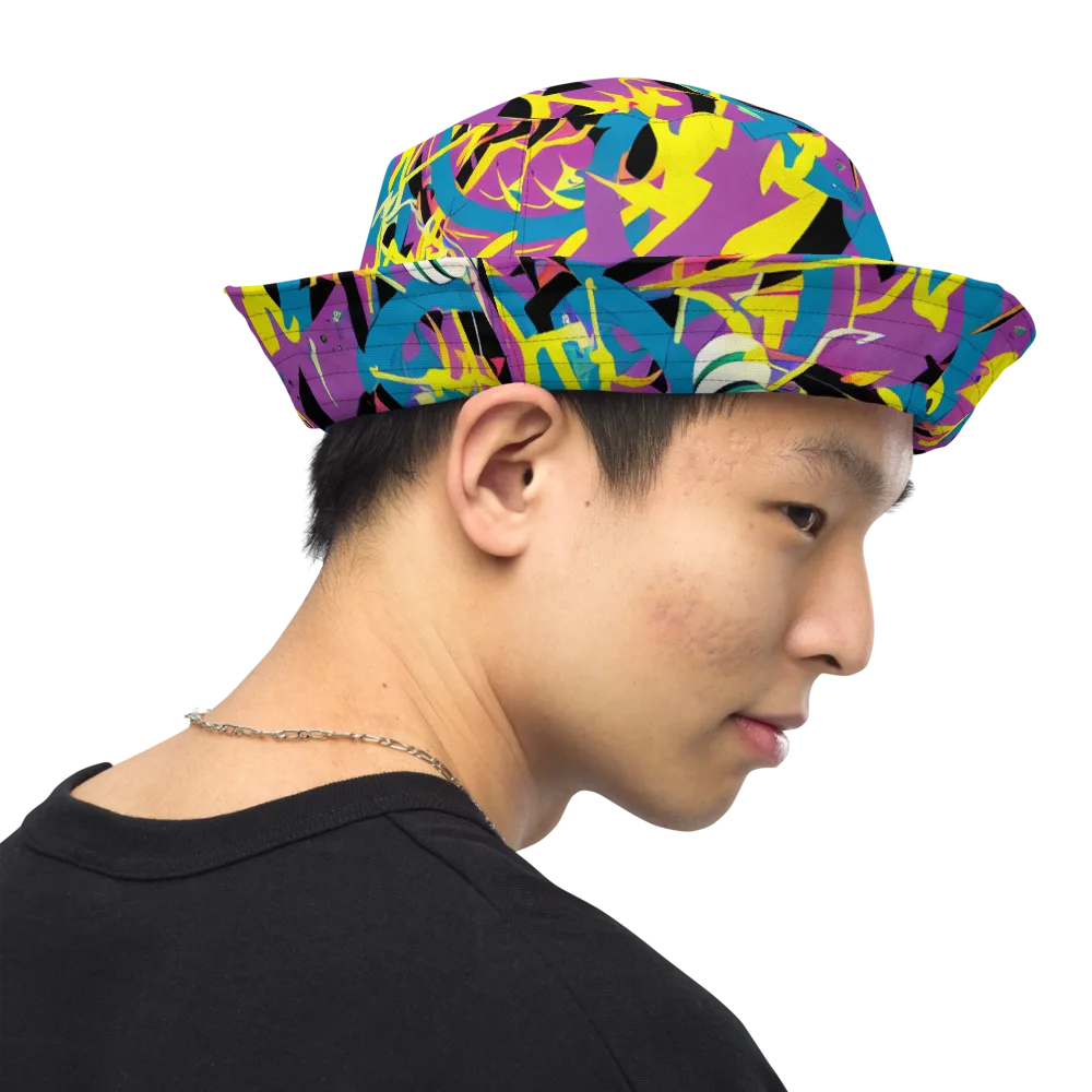 Galactic Sprawl on Reversible Bucket Hat — Right Outside