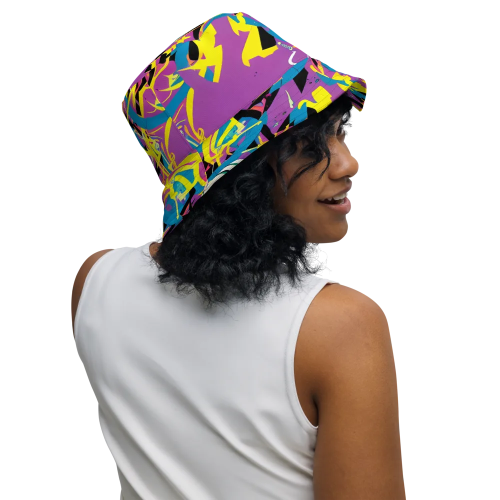 Galactic Sprawl on Reversible Bucket Hat — Right Outside