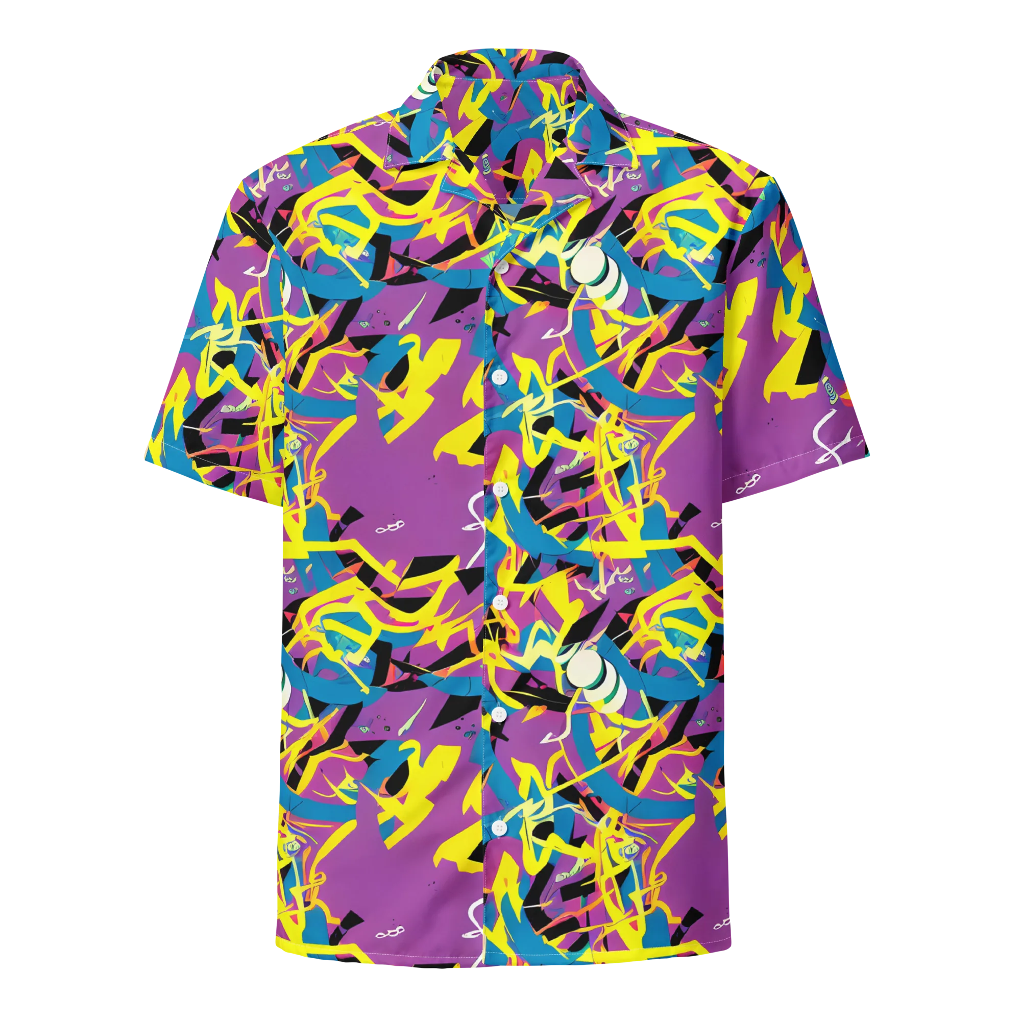 Galactic Sprawl on Button Shirt — Front