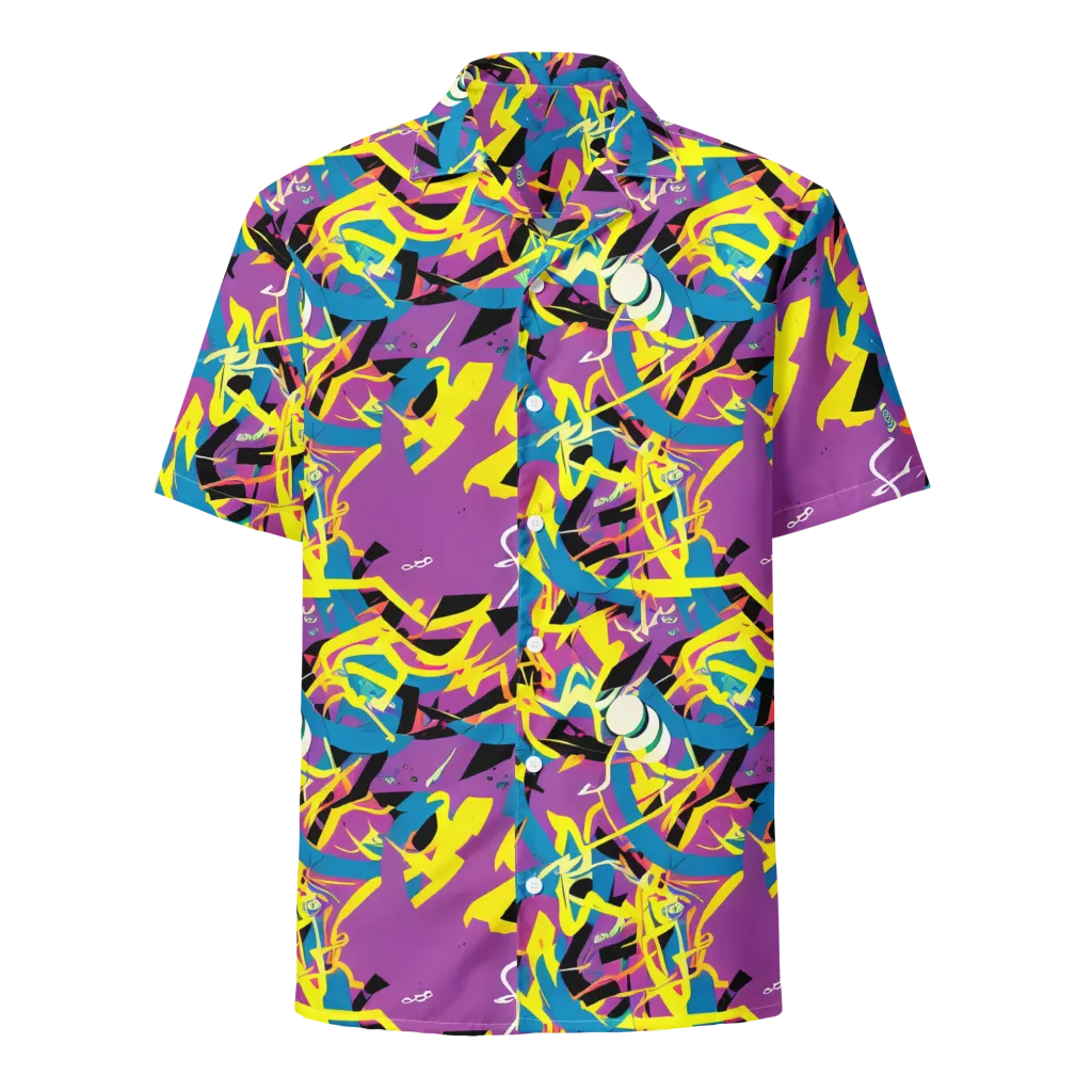 Galactic Sprawl on Button Shirt — Front