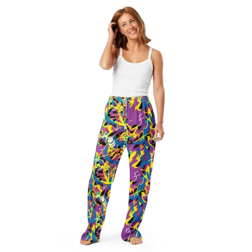 Galactic Sprawl on a Women's Pajama Pants