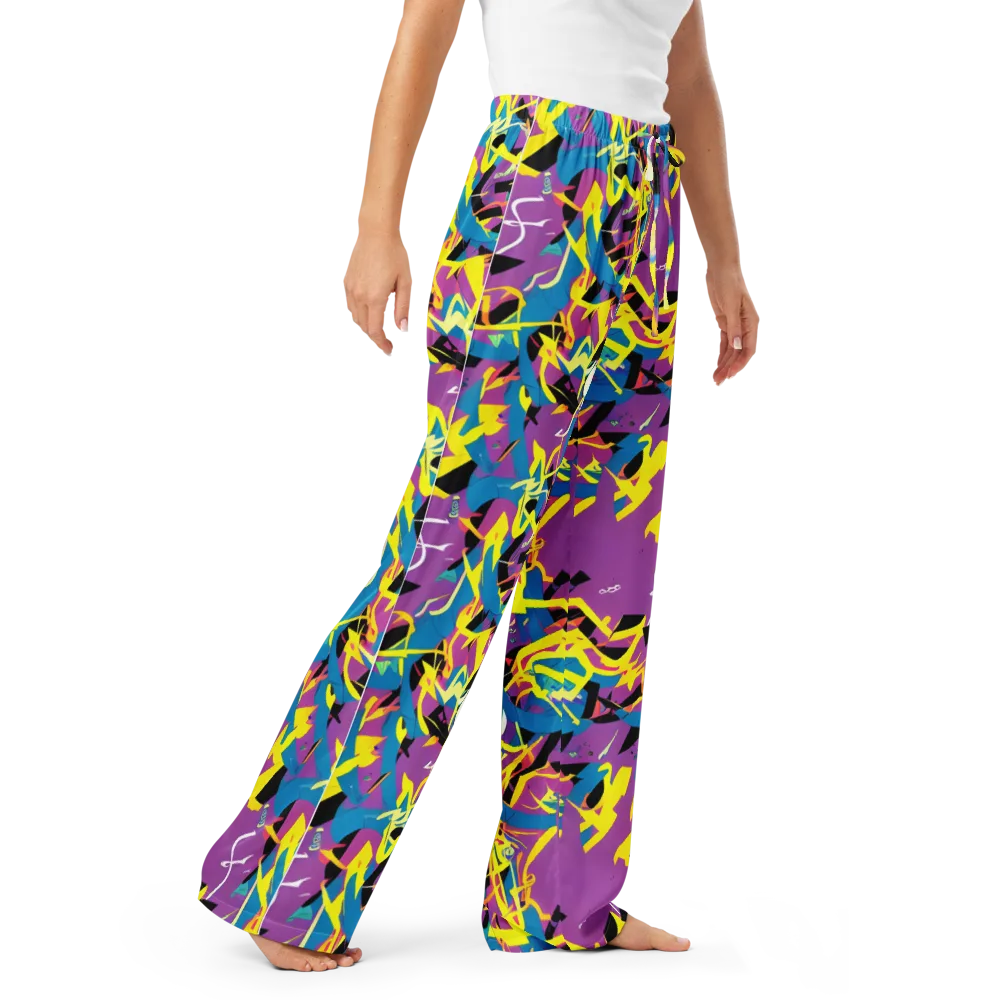 Galactic Sprawl on Women's Pajama Pants — Right Front