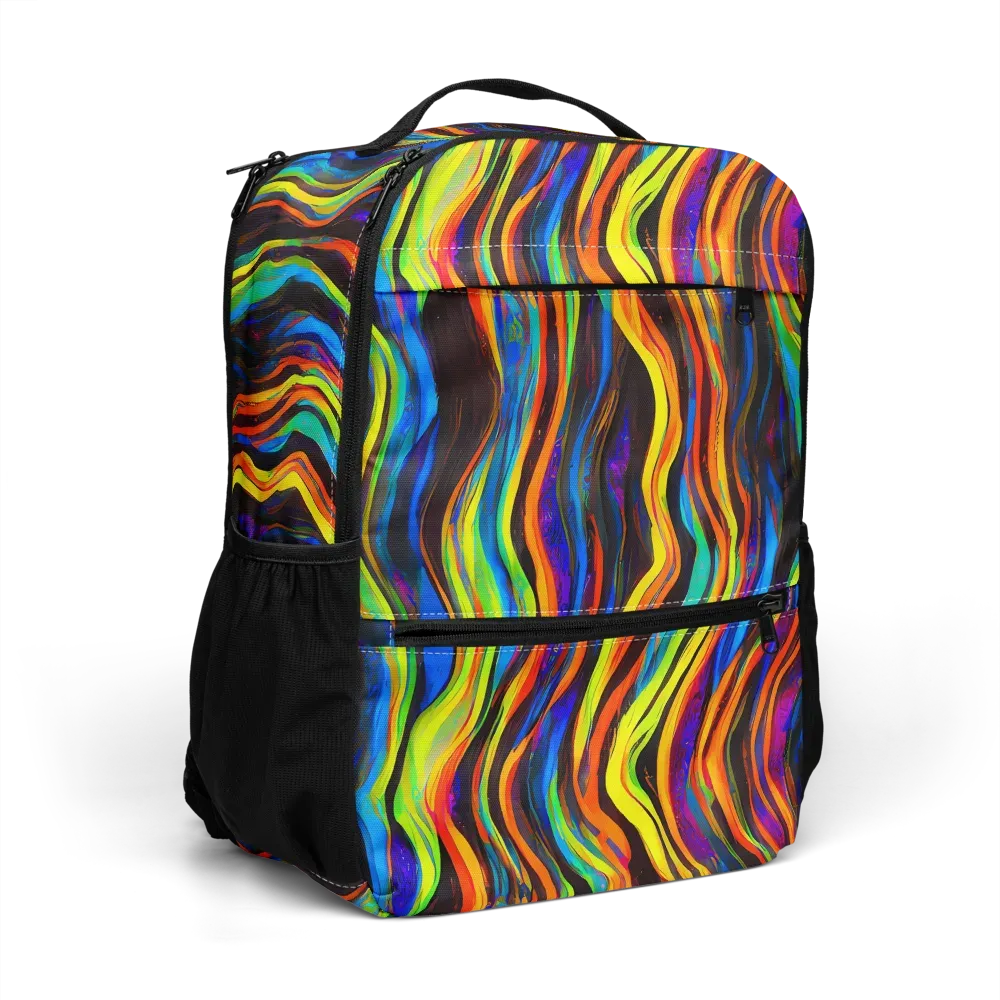 Celestial Waves on Utility Backpack — Right Front